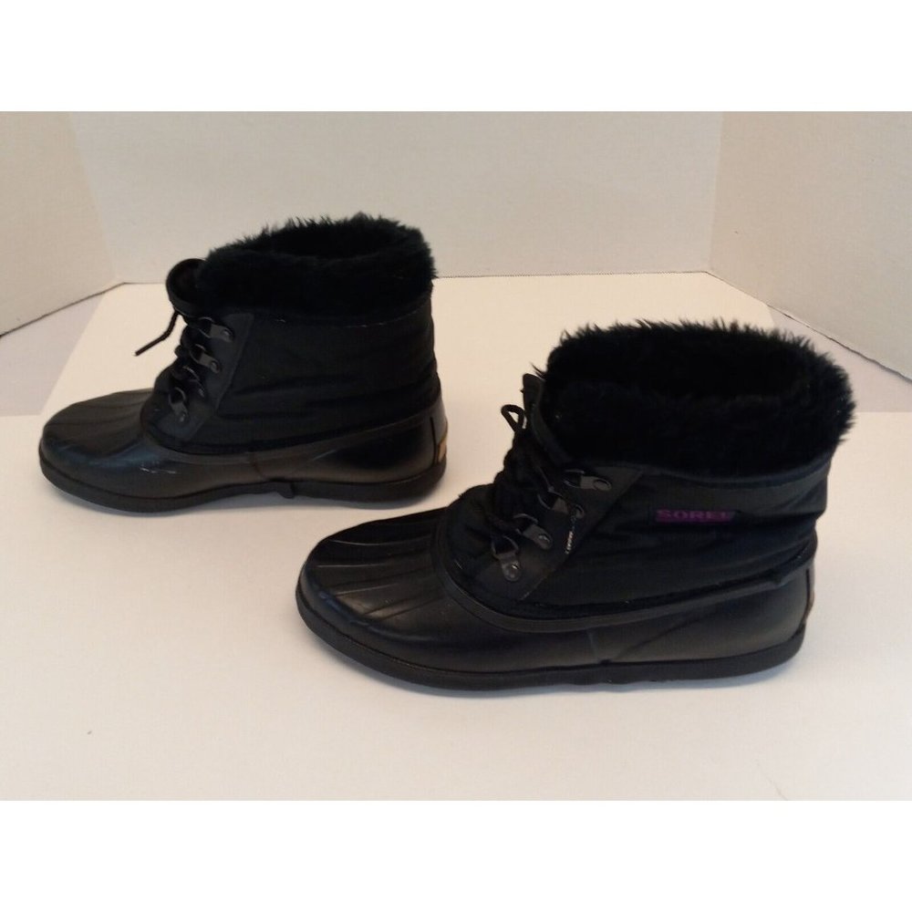 Kaufman Sorel Winter Boots Women's Size 9 Insulated Rubber Hand Crafted Canada